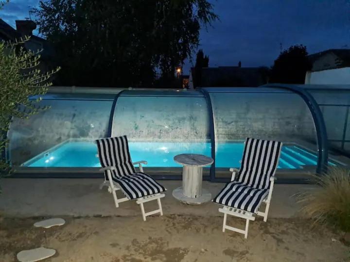 Chambre Bleue Avec Acces Plage Bourges Dış mekan fotoğraf